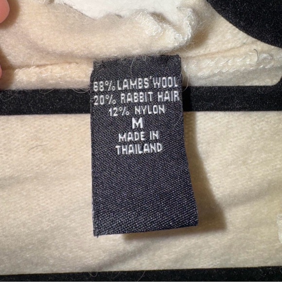 Cream Ruffled Women's Sweater - Picture 5 of 5